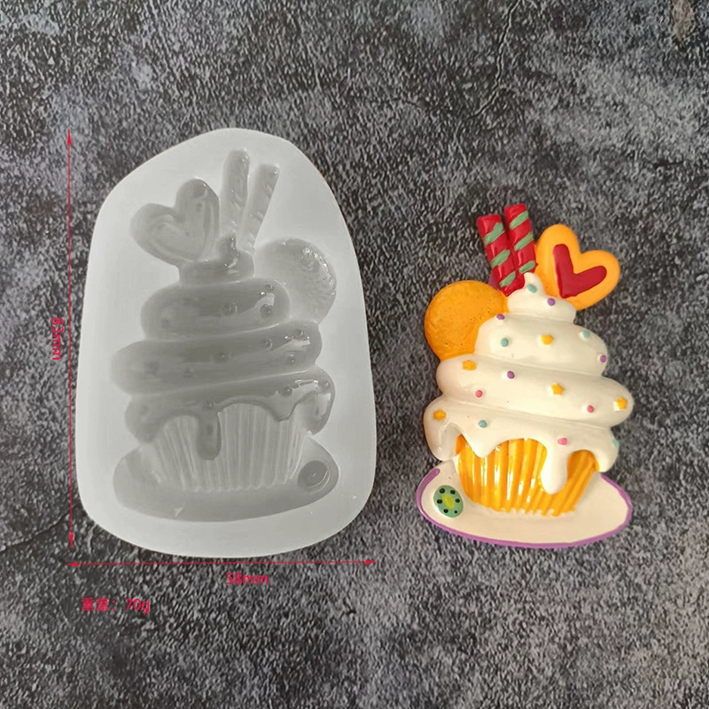 Акриловая мастика для мороженого, силиконовая форма, ароматерапия, оптом, DIY