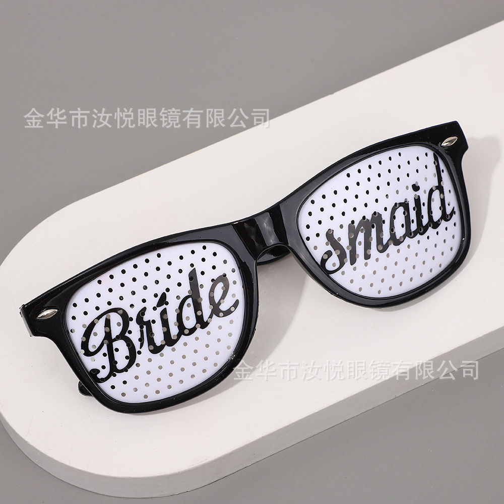 Cross-Border Bachelor Party Supplies Gafas de boda Gafas decorativas Diamante Novia Damas de honor Gafas image 17