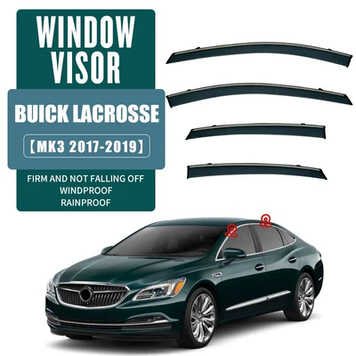 Suitable for, Rain shield - standard-packaging-lacrosse-mk3-2016-2022-pc-silver-bright-strip-window-rain-shield