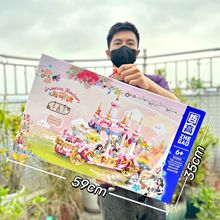 培训机构女孩玩具城堡花园街景积木可兼容乐高小颗粒拼装礼盒批发