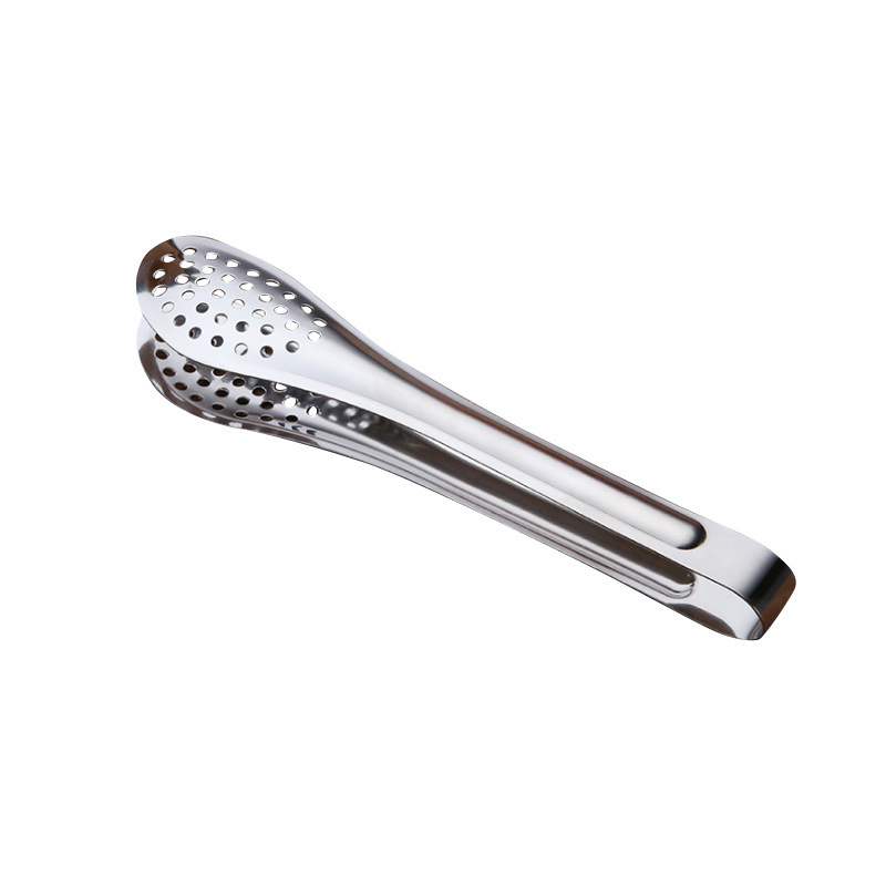 Clip de alimentos de acero inoxidable poroso a prueba de quemaduras multipropósito para pan de cocina de galletas herramientas de barbacoa de carne de acero inoxidable clip