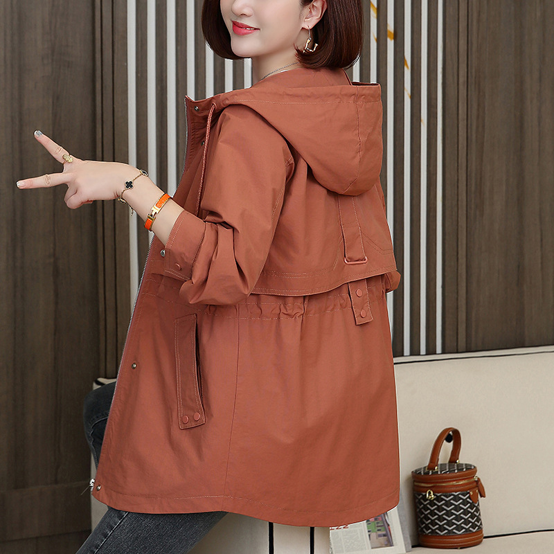Small Fragrant Style Mid-length Coat Women's 2024 Spring and Autumn New Loose Casual Western Style All-match Crock Coat plus size