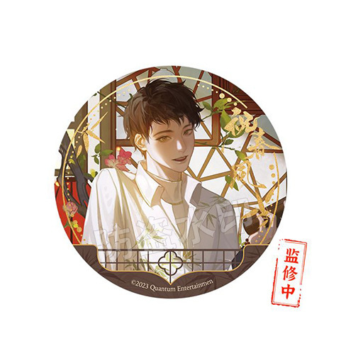 Notebooks of Tomb Robbers: Series of Zhi Chun Feng Zai Shi Nian, Wu Xie, Wang Pang, Zhang Qiling Surrounding Standing Sign Badges, Ba Ji Gifts