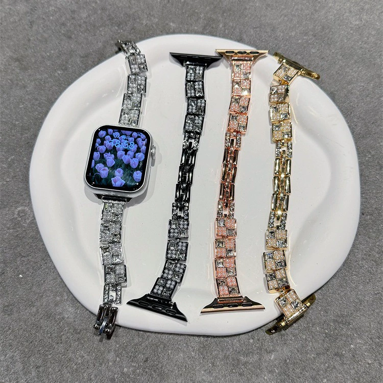Кроссбордер горячие блоки интегрированный тип подходит для applewatchs9 ремешок для Apple Watch 8/7/6/5/4/3 ультра