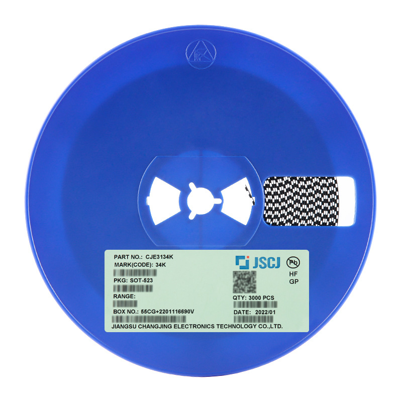 原装CJE3134K 34K SOT-523 N沟道 20V 750mA MOSFET场效应管 10只