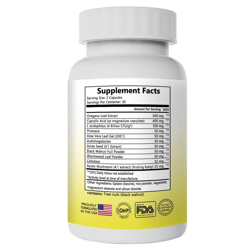 现货TK跨境亚马逊O EM念珠菌清洁胶囊Candida Cleanse cap sul|undefined