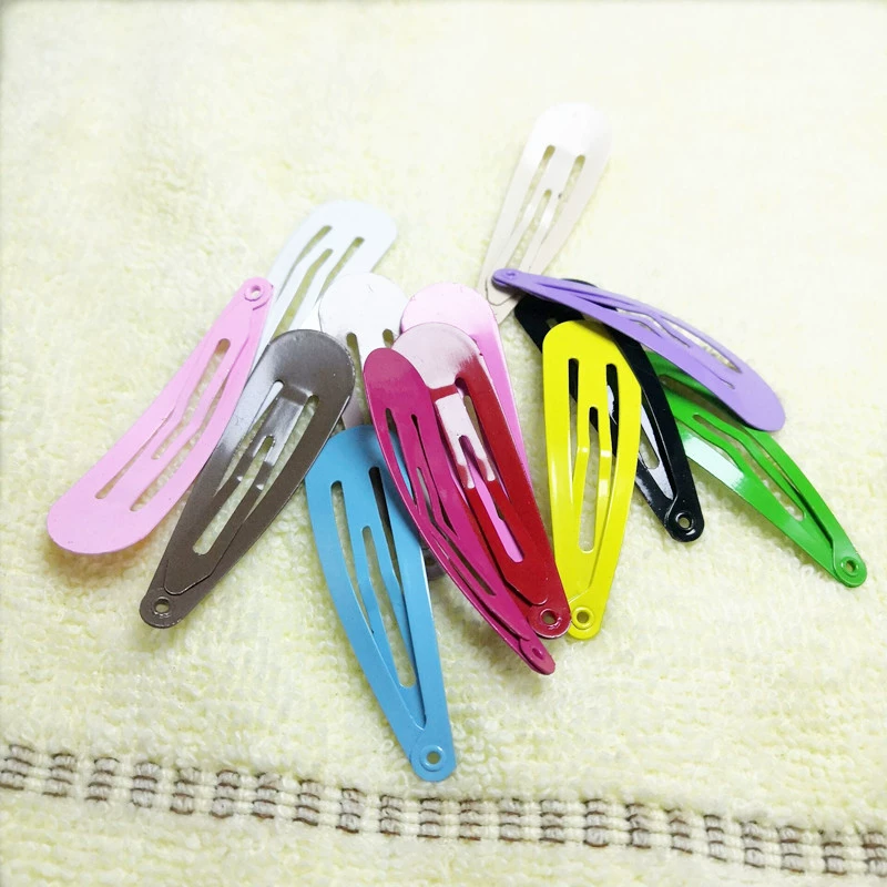 Cute children's painted hairgrip drop-shaped