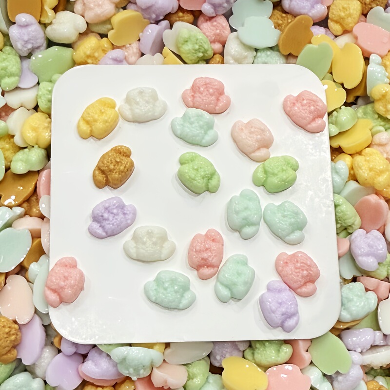 Cute Puppy Head Macaron Puppy Nail Art Accessories Wearable Nail Earrings Baby Clothes Miniature Landscape Handmade Handmade