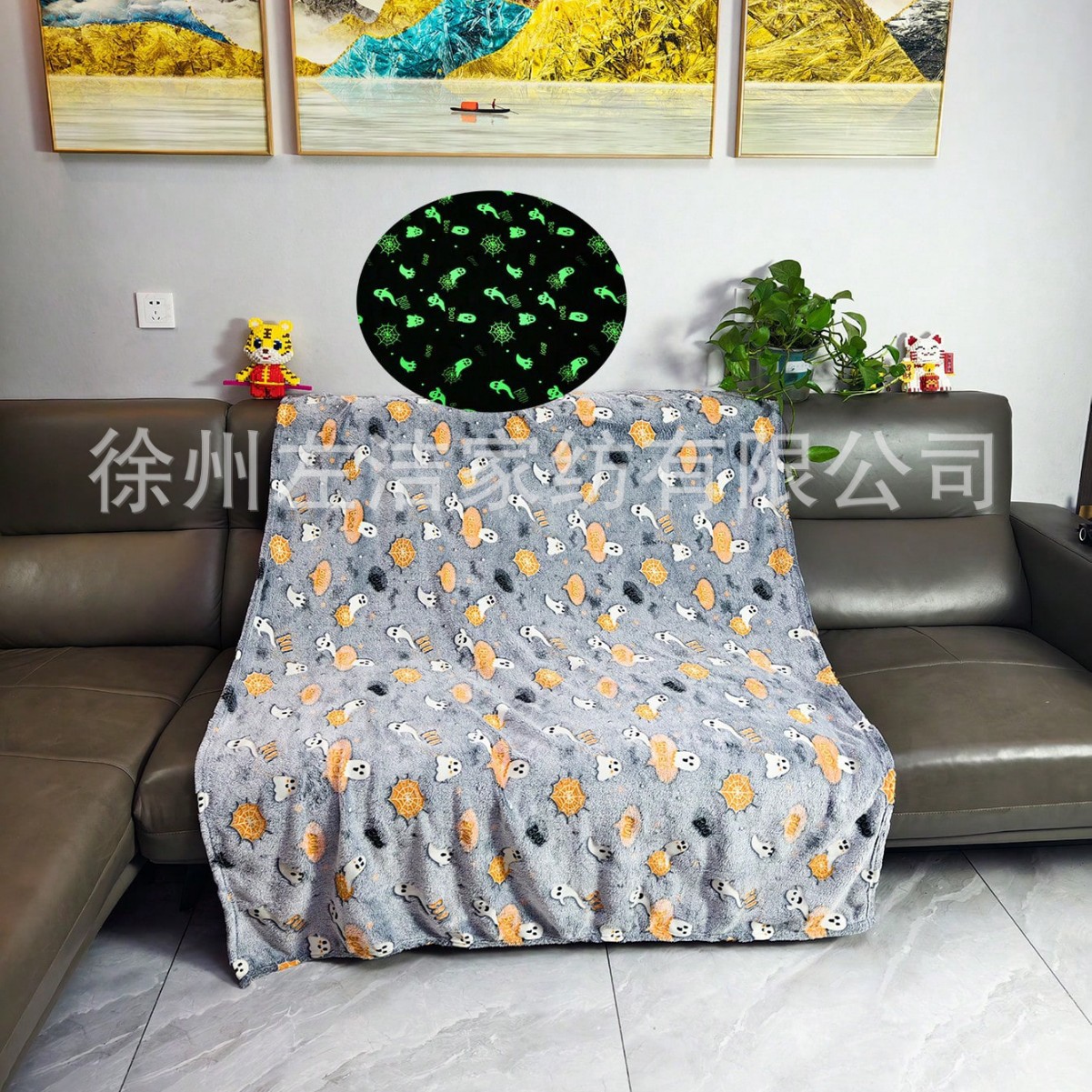Al por mayor, mantas de niños transfronterizas, franela, mantas de siesta de oficina, mantas de aire acondicionado, mantas de jardín de infantes de dibujos animados, mantas en stock