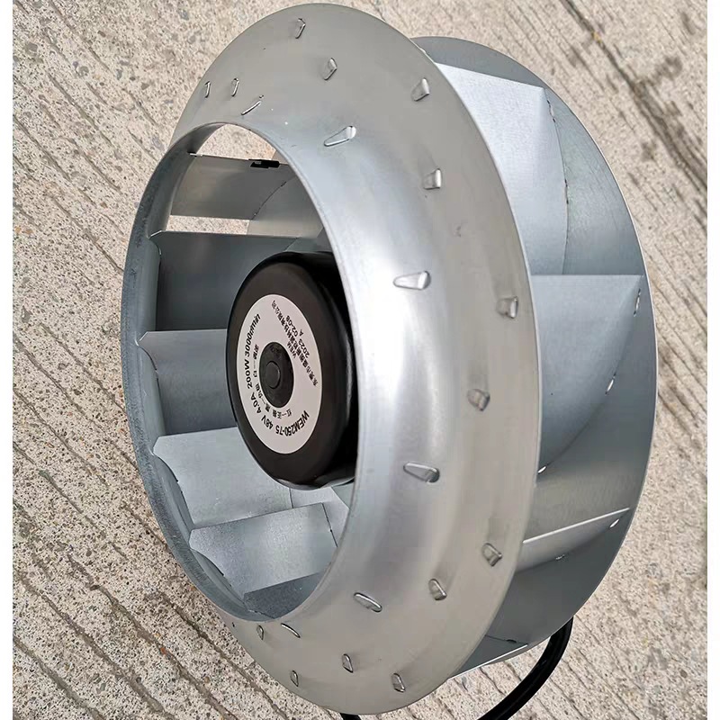 电动扫地车清扫车风机WEM250-75 DC48V36V清扫车直流无刷风轮