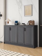 户外全铝合金鞋柜家用门口防水防晒庭院储物柜走廊简约阳台柜