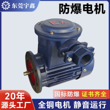 东莞宇鑫防爆电机 压铸给汤机三相异步电动机 220V/380V防爆马达