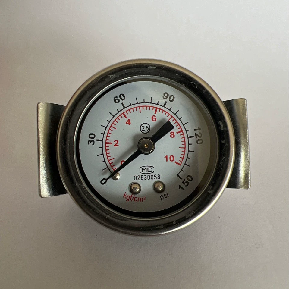 Манометр с кронштейном GU40-10 кг, манометр для диспенсера для воды, манометр для пузырьковой машины, манометр для кофемашины