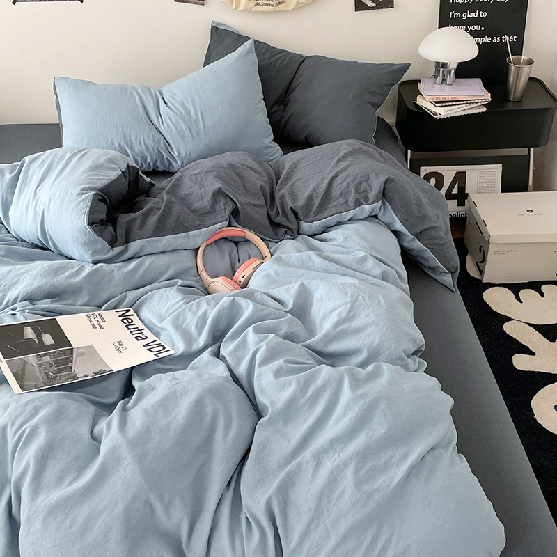 Sky blue gray [sleeping naked and soft]