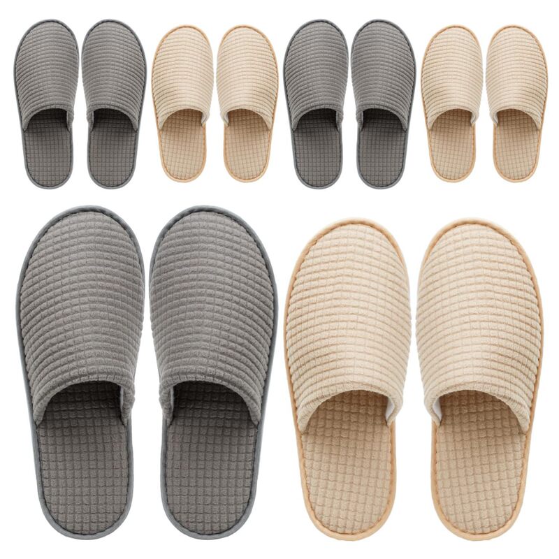 Hotel Disposable Slippers Non-Slip Washable Reusable for Spa Conference Motel Air Travel