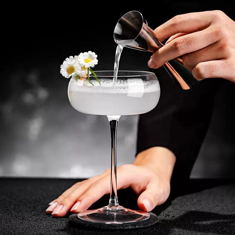 Tall Crystal Glass Dessert Cup Restaurant Bar Margarita Cocktail Cup Champagne Cup Martinet Cup