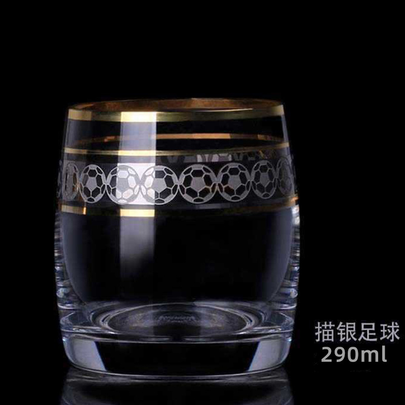 Copas de vino de cristal importadas de la República Checa, copas de whisky, copas de licor grabadas, copas de vino con decoración dorada, copas de vino tinto, regalos empresariales