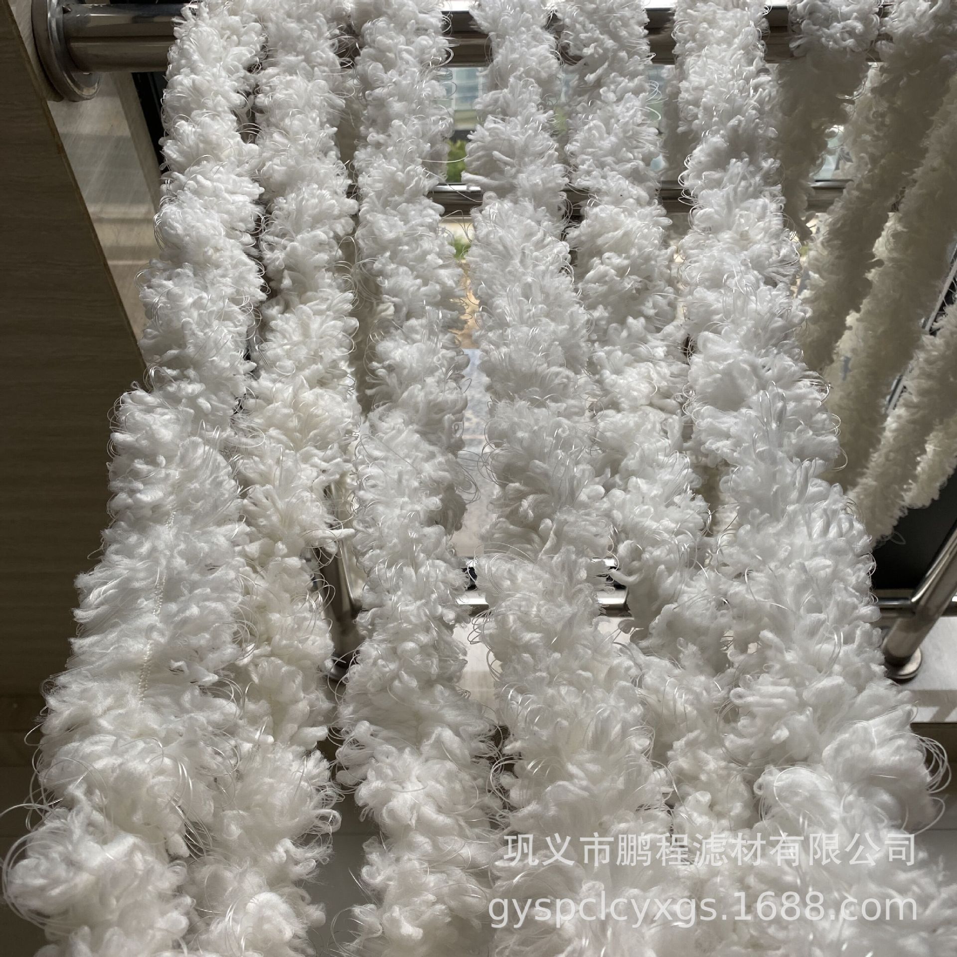 氧化滤池水过滤生物绳纤维填料 污水好氧池过滤装置80生物绳填料