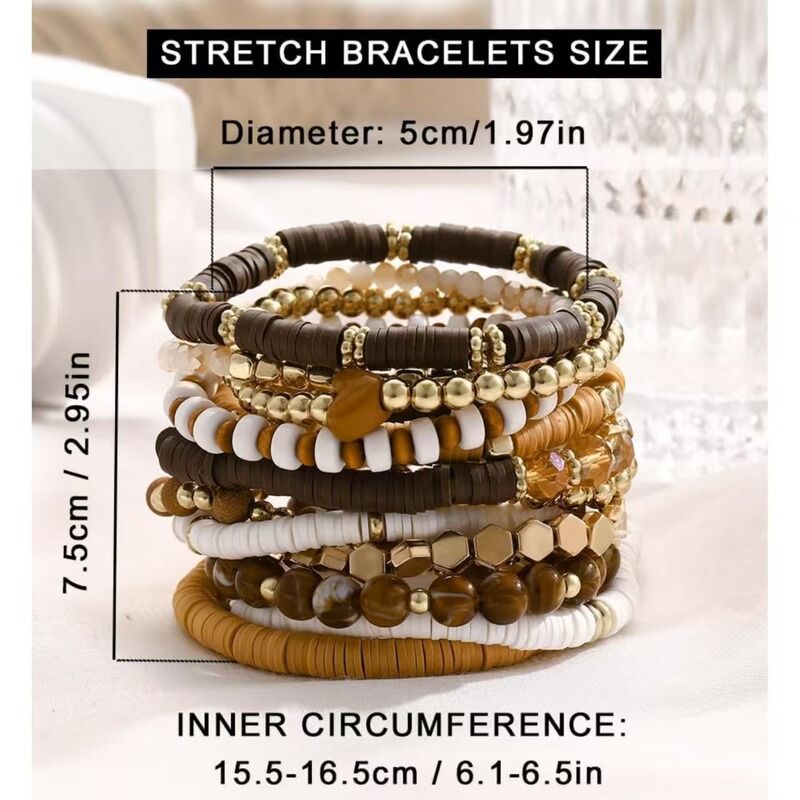 12-Piece Bohemian Style Beach Bracelet Set, European and American Fashion, Hand-Woven Women's Bracelet Set 12-Piece Bohemian Style Beach Bracelet Set, European and American Fashion, Hand-Woven Women's Bracelet Set