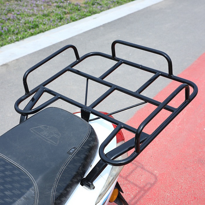 外卖箱固定架电动车货架摩托支架骑手后尾架电瓶车通用