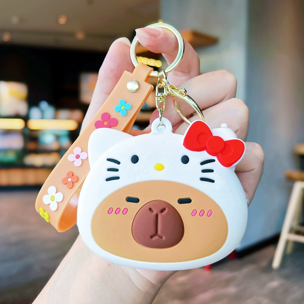 Кулон на брелке (Sanrio) Набор милых силиконовых подвесок — мягкие резиновые талисманчики, подарок на день рождения, различные персонажи