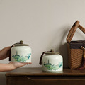 陶瓷茶叶罐手工藤条布包礼盒装红绿茶叶通用包装盒商务伴手礼品