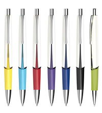 厂家供应广告笔金属笔夹定制logo印刷定做 会议礼品圆珠笔定制笔