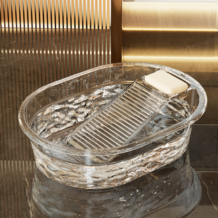 Integrated Thickened Washboard Multifunctional Plastic Basin Laundry Bucket Large Basin with Large Basin for Home Use Durable