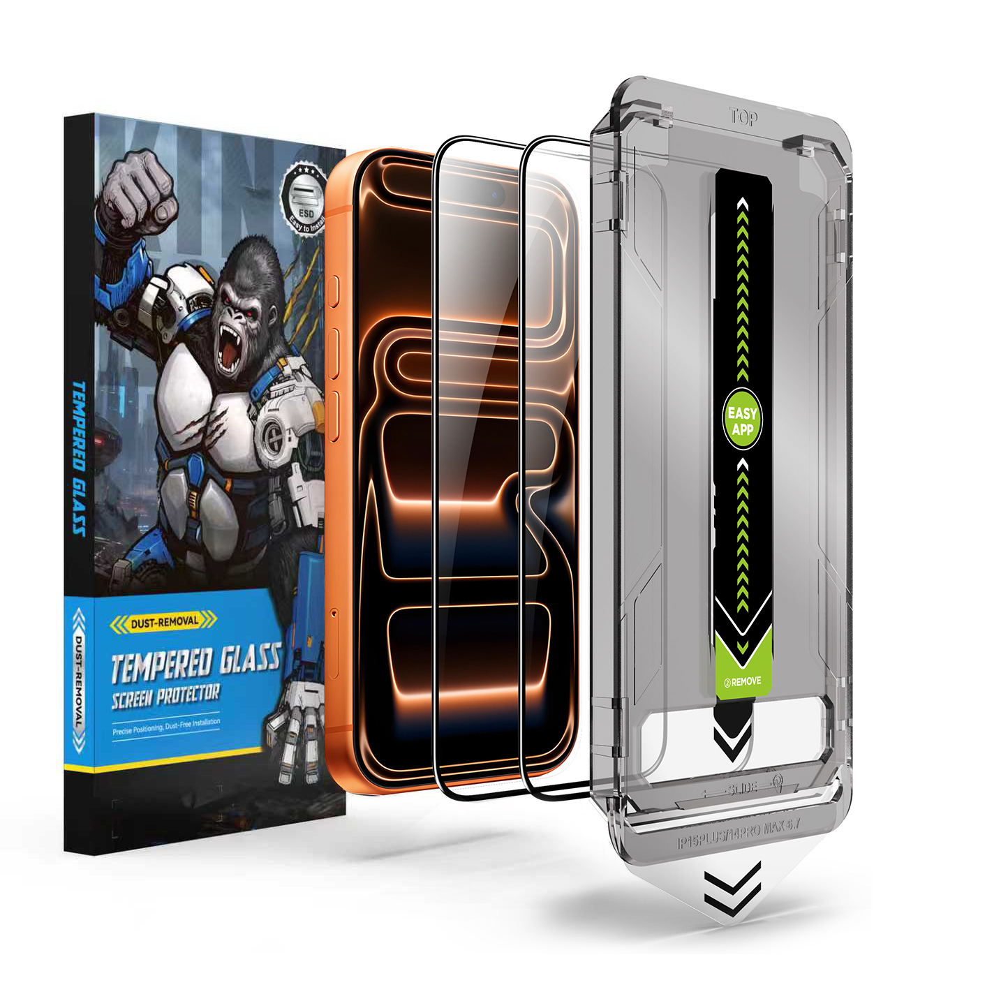 Suitable for iPhone 17 Pro Max Phone Protective Film 16 13 Titan Apple Dust-Free Warehouse Tempered Film