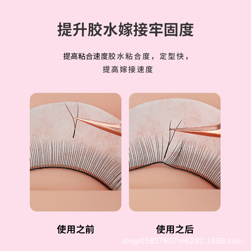 Tienda de pestañas esteticista injerto Acelerador de pestañas refuerzo mejorar la adhesión del pegamento compañero de pegamento de pestañas