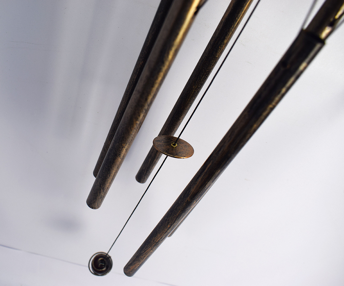 太阳能铁艺镂空风铃 月亮太阳星星LED户外园林景观庭院灯装饰品