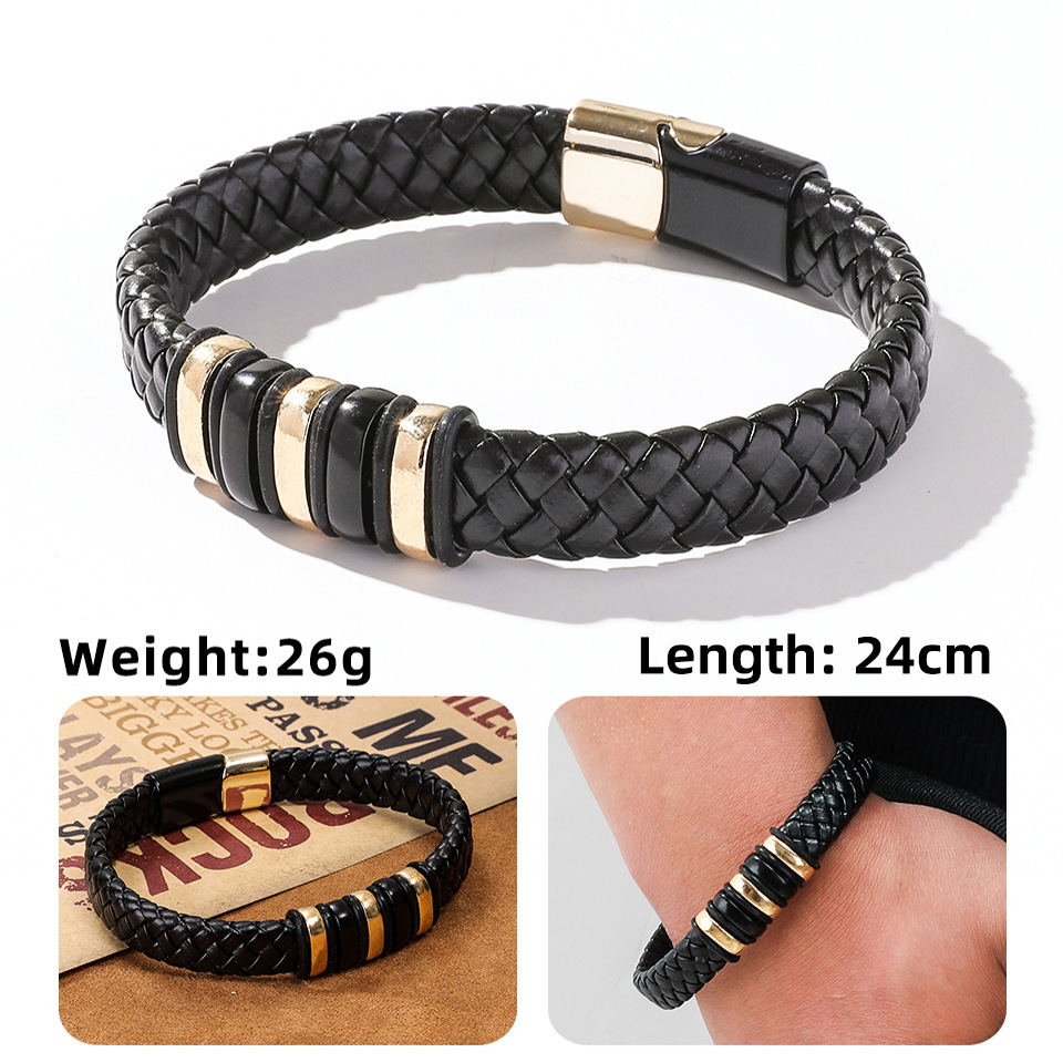 hand-woven bracelet magnetic clasp bracelet simple jewelry