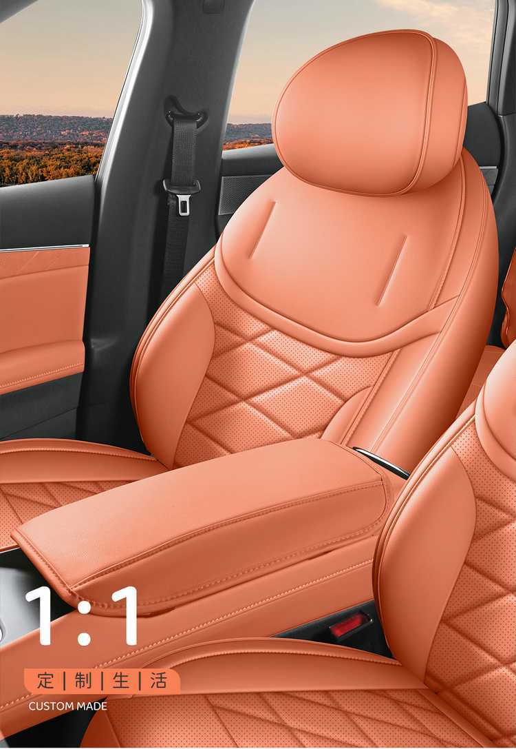 Suitable for Changan Deep Blue S05 seat cushion, universal seat cover for all seasons, car-specific perforated leather seat pad