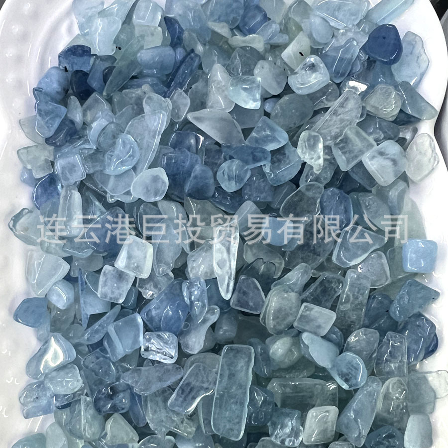 100 tipos de piedra triturada de 7 - 9mm cristal natural jade ágata espécimen de piedra preciosa marco de fotos transfronterizo mano suministro Amazon