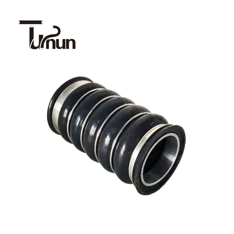 专业生产欧系卡车中冷器驼峰硅胶管波纹硅胶管1358202