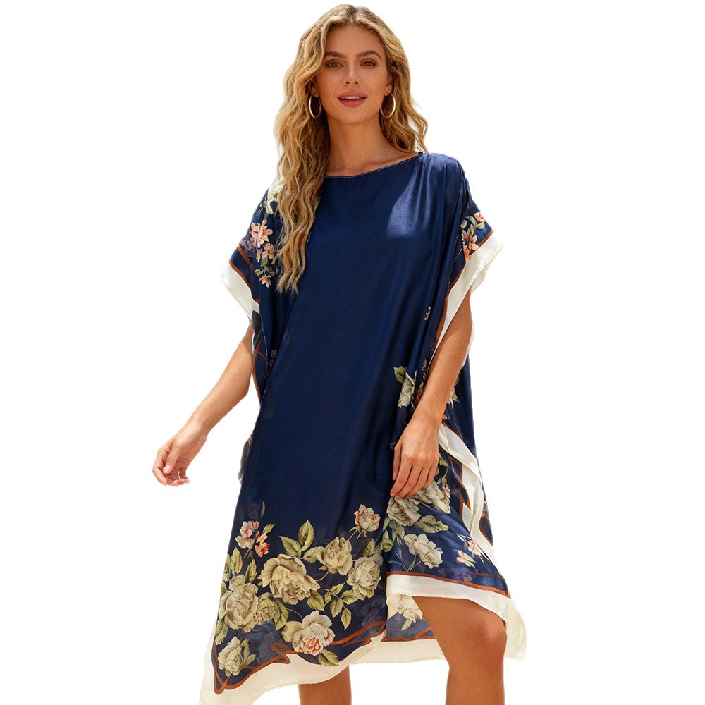 Amazonas de moda de moda de playa bikini blusa elegante falda protectora del sol vestido elegante