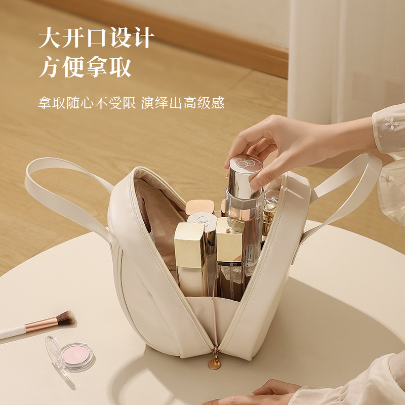 New shell makeup bag cross-border isn large capacity handbag portable travel cosmetics storage bag 