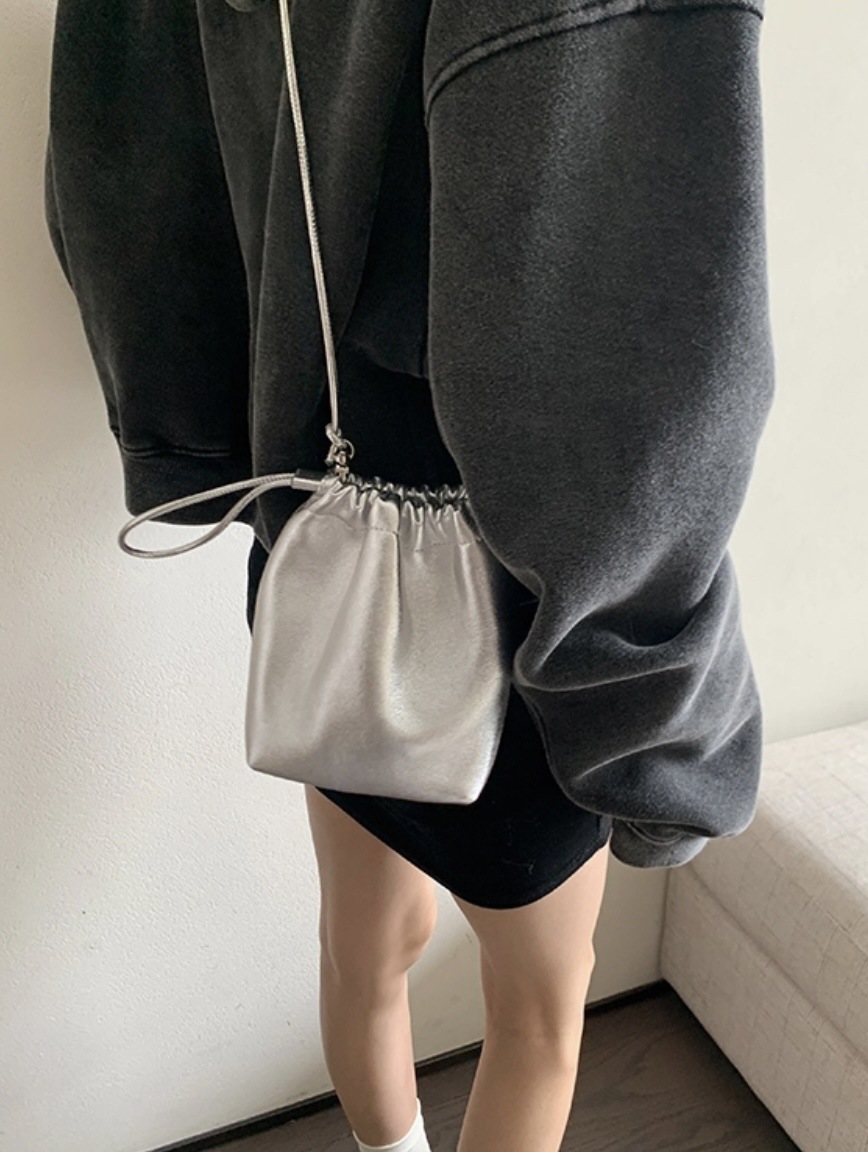 Nuevo bolso bandolera con cordón para teléfono móvil para mujer, minibolso informal versátil a la moda con un solo hombro_voghion.com