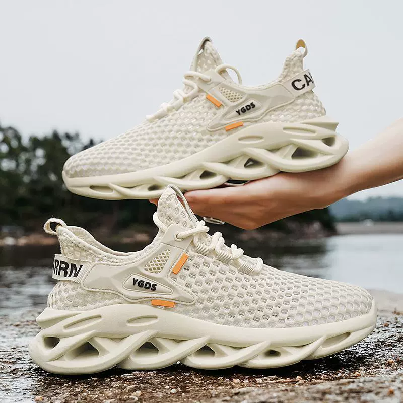 2025 Летняя новая сетчатая мужская спортивная обувь дышащая повседневная минималистская обувь для подростков летняя беговая обувь