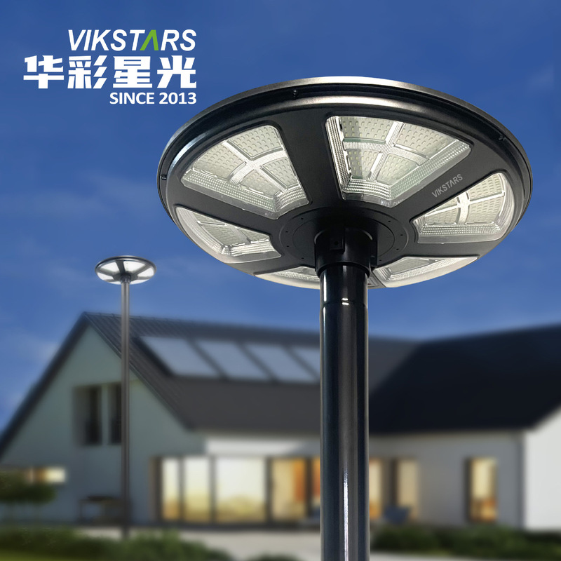 Led Solar Outdoor Garden Light with Radar Human Body Sensor Ufo Round Landscape Light Outdoor Lighting Garden Light