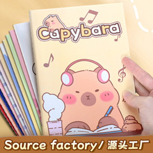 a5笔记本本子学生高颜值软抄本记事本儿童卡通车线本创意文具礼品