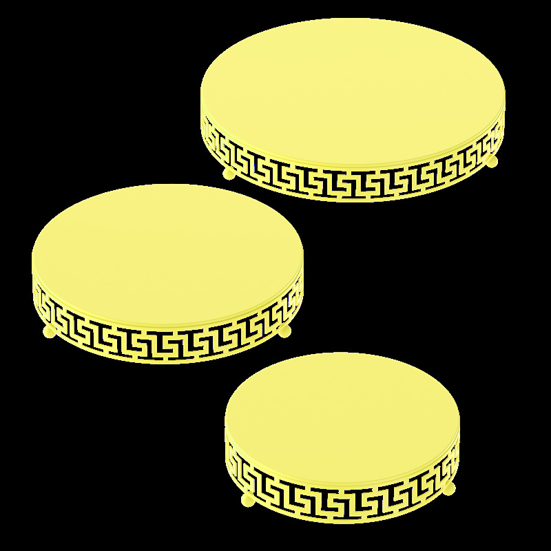 Accesorios de boda, mesa de postres, decoración, tienda de postres, soporte para pasteles de dim sum, soporte para pasteles hueco dorado creativo europeo, se puede establecer image 12