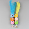 Feather small fish replace the head teasing cat stick replace the head toy feather replacement of the head cat toy manufacturer