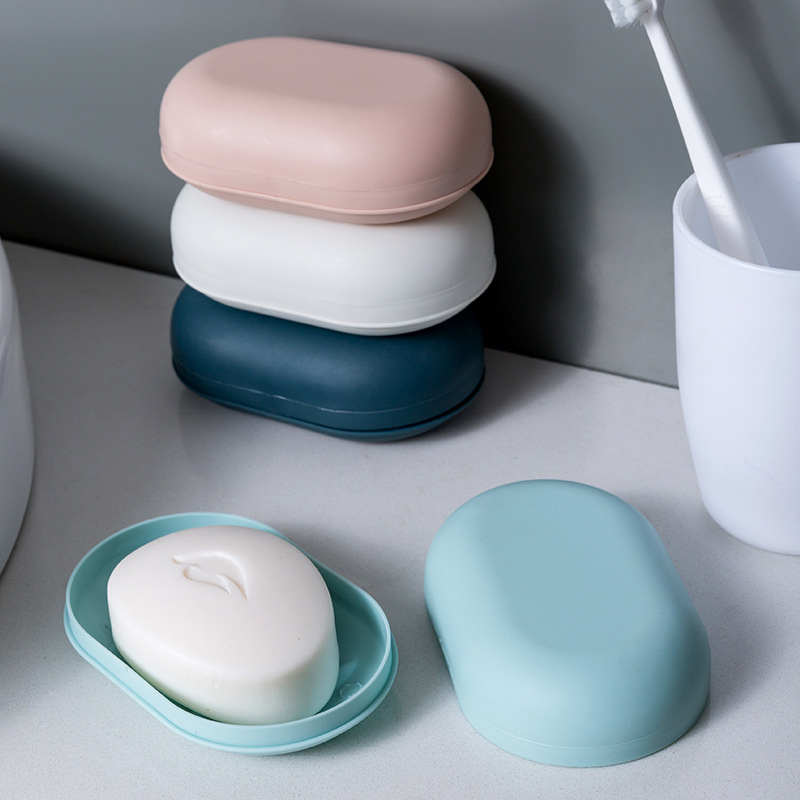 Soap Box Drain Household Single Layer Soap Box Student Dormitory Bathroom Toilet Soap Box Simple Travel Portable Soap Box Drain Household Single Layer Soap Box Student Dormitory Bathroom Toilet Soap Box Simple Travel Portable