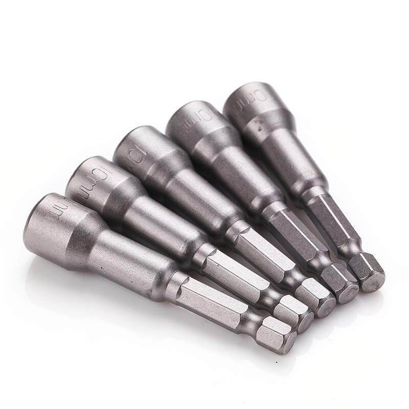 llave eléctrica cabeza de conversión adaptador de cañón de aire varilla de conexión telescópica 1 / 2 gira 1 / 4 cabeza de lote hexagonal interna cabeza de perforación de conversión