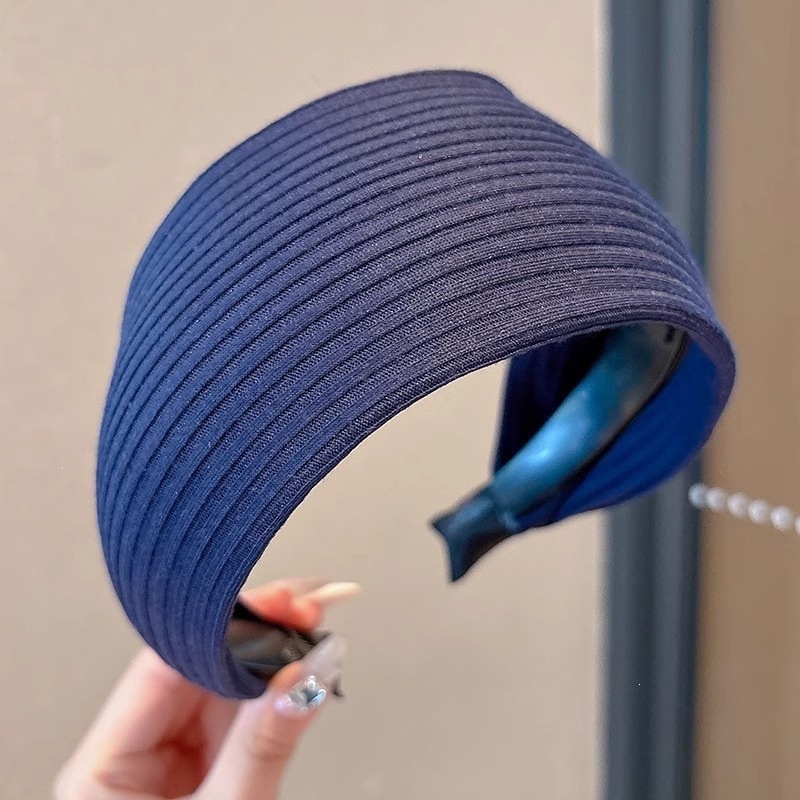 Diadema alta para mujer, nueva colección 2026, accesorio para el cabello estilo Chanel francés, elegante banda ancha para el cabello.