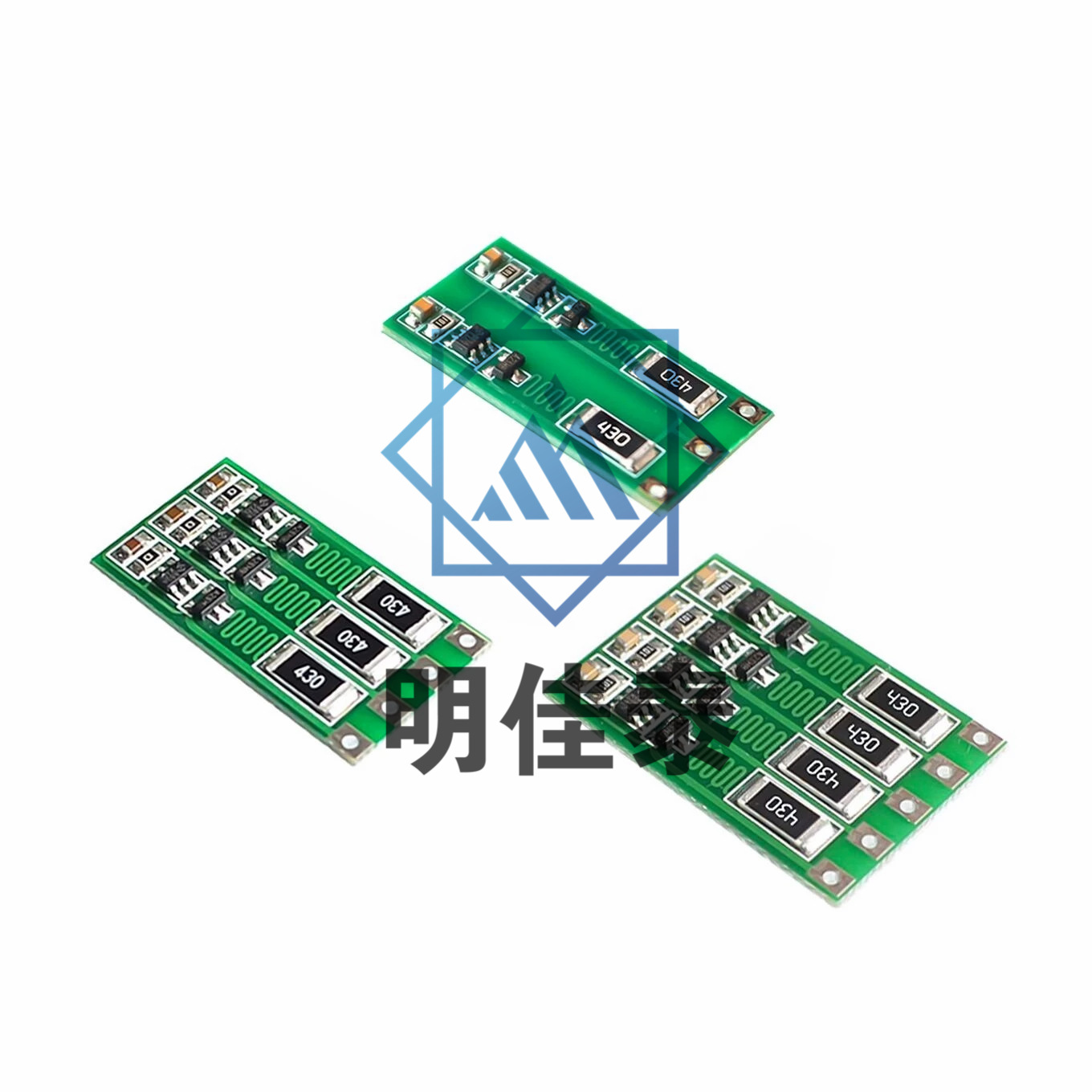 2/3/4串 8.4/12.6/16.8V 18650 聚合物 锂电池 均衡电流100mA 板
