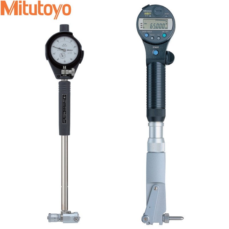 三丰511-501数显内径千分表511-803大内孔量表60-800mm量缸表摇表
