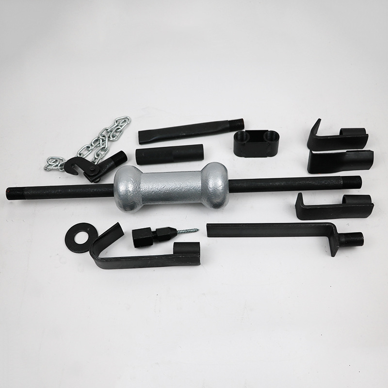 Juego de 10 piezas de chapa de coche, juego de caja, herramienta de reparación de martillo Hua personalizada, máquina de corte de martillo deslizante de alta dureza general