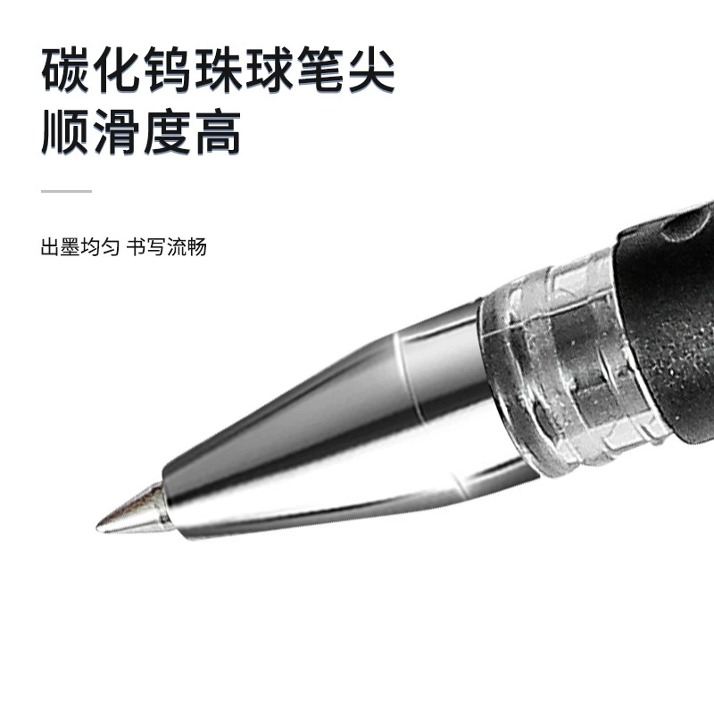 Black dice, bullet, water-based pen, rollerball pen, 0.5mm